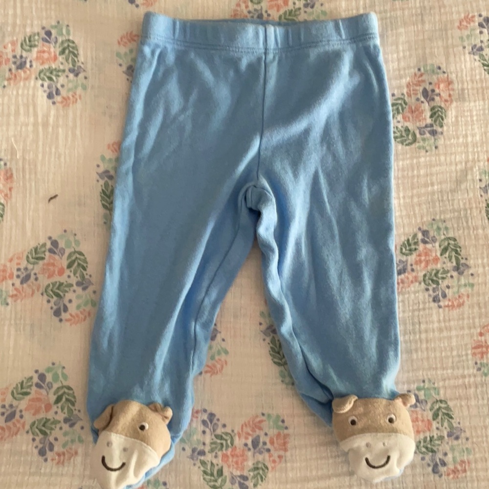 Baby boy footie pants